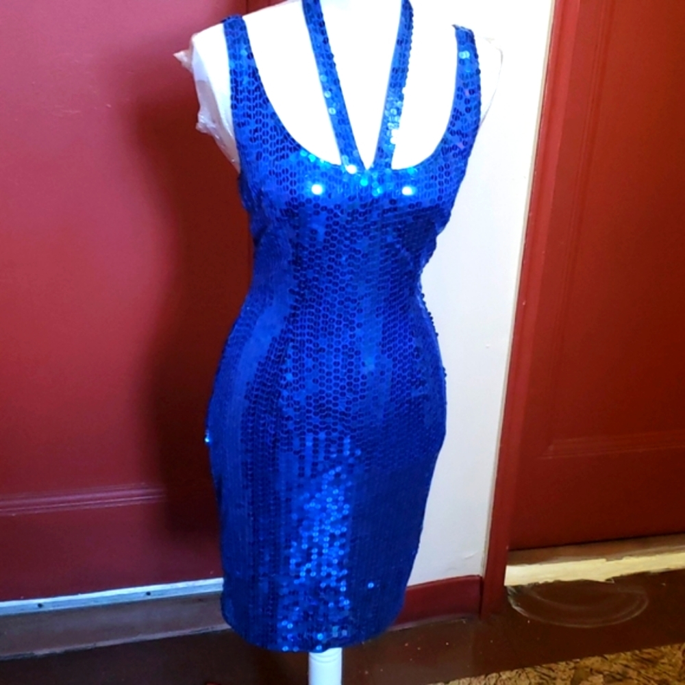 Peak Evenings Prom/Evening Sequin Dress SZ 4 - Picture 1 of 11